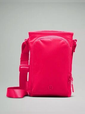 Lululemon Hot Pink water bottle Crossbody Pouch